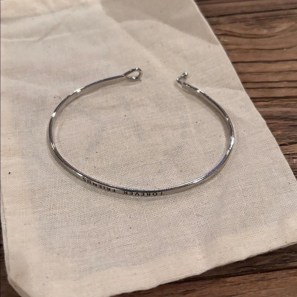 Elegant Silver Bangle Bracelet